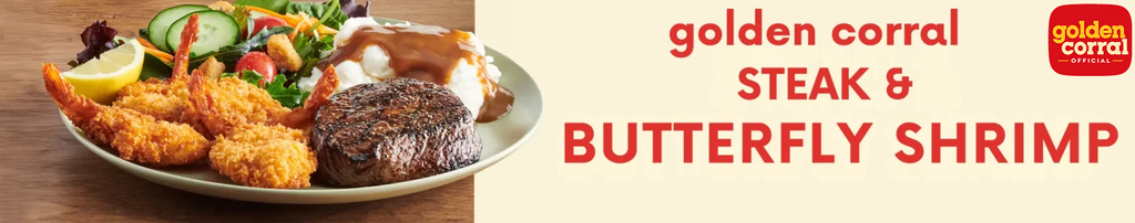 Golden Corral Buffet Prices & Menu for Breakfast, Lunch, and Dinner 2026 3 Steak Butterfly Shrimp Menu